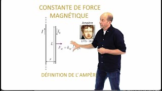 Constante de force magnétique  définition de l’Ampère [upl. by Nannek]