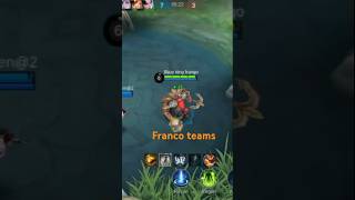 Franco teams mobilelegends [upl. by Ajar]