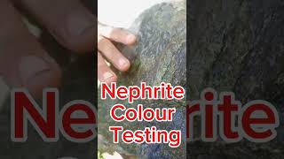 Nephrite Colour Testing  MiningInsights [upl. by Engapmahc]