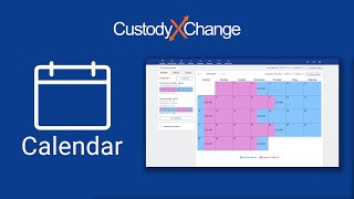 Make a CoParenting Calendar Fast With Custody X Change [upl. by Elleined263]