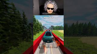 Cars vs 120 Gates ❌💀🤣 Real Granny 👵 BeamngDrive shorts beamngdrive gaming [upl. by Alegna]