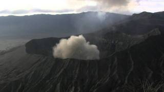 Mount Bromo volcano explosive eruption accompanied by powerful shockwave 12 [upl. by Eyanaj]