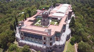 4k Drone Video of Castillo de Chapultepec Mexico City 5192018 [upl. by Anna-Diane893]