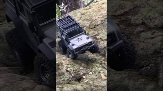 TRX4M Defender rc crawler  Injora purple viper motor rccrawler rctruck rcoffroad rccar traxxas [upl. by Aicilaana]