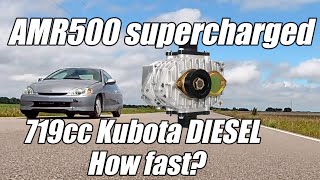 S4 E9 We fix and road test the AMR500 supercharged Kubota diesel powered Honda [upl. by Bindman]