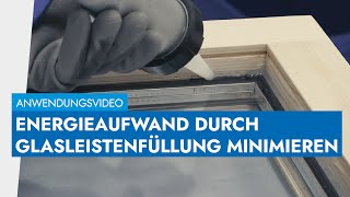 Glasleisten hinterfüllen mit OTTOSEAL® S 112 [upl. by Etterrag]