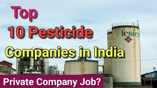 Top Ten Pesticide Companies In India  Agristudy [upl. by Ahseikan]