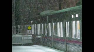 雪には強いぞ！ 京王線 ～京王堀之内駅～  Keio Line in Snow [upl. by Mukul336]