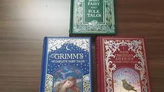 FAIRY TALES BOOKS BARNES AND NOBLE Leatherbound Classics Grimms Andersen and Irish fairy tales [upl. by Annaoy]