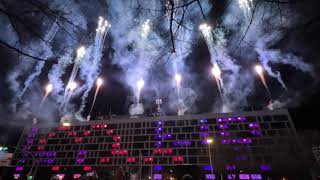 Neubrandenburg  Lichtshow am Rathaus 18032024 [upl. by Ydnelg]