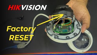 Hikvision IP Camera Password Reset  How to Reset Hikvision IP Camera by Reset button [upl. by Siraj917]