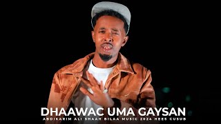 ABDIKARIM ALI SHAAH  UMA DHIGIN DHIGEED  HEES CUSUB  BILAA MUSIC 2024 [upl. by Agee]