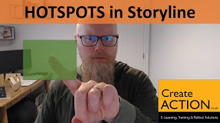 How to use HOT SPOTS in Articulate Storyline [upl. by Euqinim]