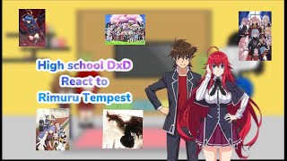 High School DxD react to Rimuru Gacha reaction Au ship Rimuru x Xenovia x Harem [upl. by Coretta]