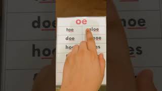 oe words sound of oe letter combination  oe sound [upl. by Keviv]