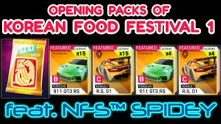 Asphalt 9  Opening KOREAN FOOD FESTIVAL 1 Packs  JACKPOTS 🤨 Check Drop Rates 👍 [upl. by Navarro]