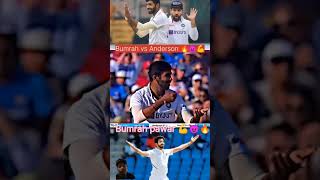 Bumrah power bumrah vs Anderson cricket trending viral cricketshorts [upl. by Kanor]