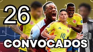 Los 26 CONVOCADOS para Arrasar con Colombia en la Fecha 11 y 12 de Eliminatorias [upl. by Aihseket]