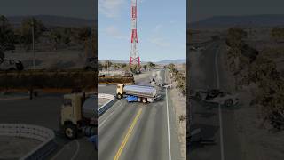 Realistic Highway Car Crashes 63  beamngdrive [upl. by Hilliard126]