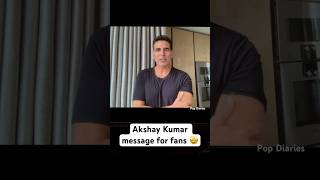 Akshay Kumar video message for fans at Singham Again Trailer launch event 😍❤️ [upl. by Alleinnad]