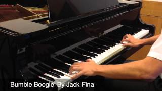 ♫ Bumble Boogie By Jack Fina Piano Cover HD  Sheets ♫ UPDATED [upl. by Dorweiler121]