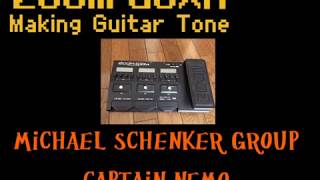 ZOOM G3Xn  Michael Schenker  Captain Nemo  Guitar Tone [upl. by Goodspeed]