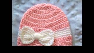 crochet baby hat newborn [upl. by Belshin631]