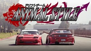 Drift Team Animal Style  2014 Parking Lot Fun [upl. by Lsil]