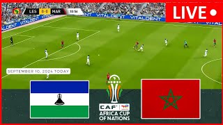 ⚽ LIVE Lesotho vs Morocco  Africa Cup of Nations Qualifiers 2025 I Stream eFootball PES 21 Gameplay [upl. by Artima]