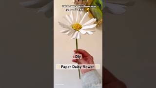 How To Make Paper Oxeye Daisy Flower  DIY Tutorial [upl. by Llewej]