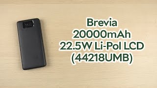 Розпаковка Brevia 20000mAh 225W LiPol LCD 44218UMB [upl. by Douty]