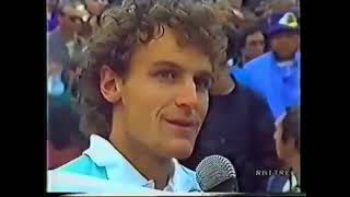 Mats Wilander vs Henri Leconte 1988 French Open Final Highlights [upl. by Anib]