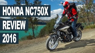 Honda NC750X 2016 Motorcycle Review [upl. by Nirrak]