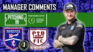 MANAGER COMMENTS LEAGUE6  Potters Bar Town FC H  9th September 2023 [upl. by Ozne]