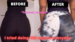 I Tried Doing 100 Squats Everyday  Madfit Squats [upl. by Eadnus760]