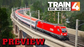 TRAIN SIM WORLD 4 057 Semmeringbahn Preview  IC nach Wien Hbf  ÖBB TAURUS 1116  TSW4 [upl. by Enitsirk]