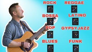 8 Patrones Rítmicos Para 8 Estilos Diferentes En Guitarra [upl. by Kaufmann]