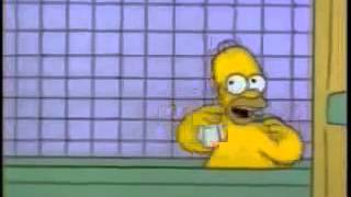 Homero Simpsons Cantando en el Baño [upl. by Hanoj]