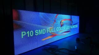 P10 smd3528 led display screen full color indoor [upl. by Weinman]