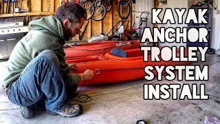 Kayak Anchor Trolley System Install [upl. by Irish]