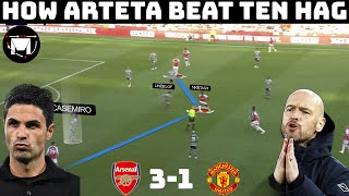 Tactical Analysis  Arsenal 31 Manchester United  Arsenal A Cut Above [upl. by Kristy]