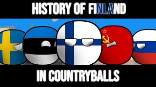 COUNTRYBALLS  History Of Finland Animated [upl. by Che5]