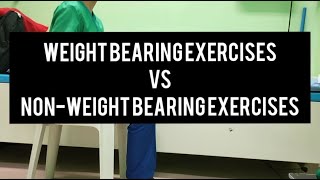 Weight Bearing vs Nonweight Bearing Ex  Therapeutic Exercise  Physical Therapy  Online Class [upl. by Adnahs]