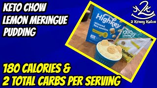 Keto Lemon Meringue pudding  High Protein low carb pudding with eggs [upl. by Aihsemak]