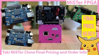 MiSTer FPGA Clone Board Pricing Finalized and Ordering Soon [upl. by Tarrel777]