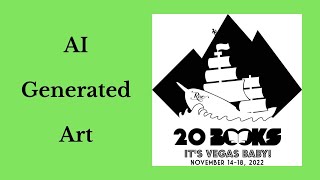 20Books Vegas 2022 Day 3  AI Generated Art [upl. by Jahdai]