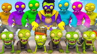 Plants vs Zombies 2  Rescue All SuperHero VS Full New BAD GUY Zombie  2D 3D Animation IRL [upl. by Atteselrahc288]