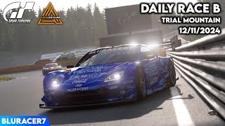 Gran Turismo 7 Sport Mode  Daily Race B  Trial Mountain  12112024 [upl. by Yerffej]