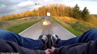 Swadlincote Ski Centre Toboggan On Ride POV [upl. by Phillipp]