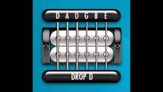 Perfect Guitar Tuner Drop D  D A D G B E [upl. by Nevla625]